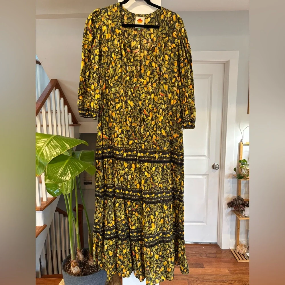 FARM Rio Star Fruit Maxi Dress - Size XL - Picture 2 of 12